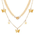 Golden butterfly stars