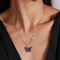 Purple Blue Butterfly